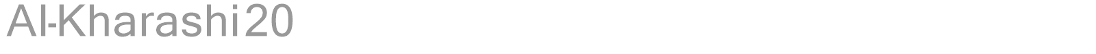 Al-Kharashi 20 font preview